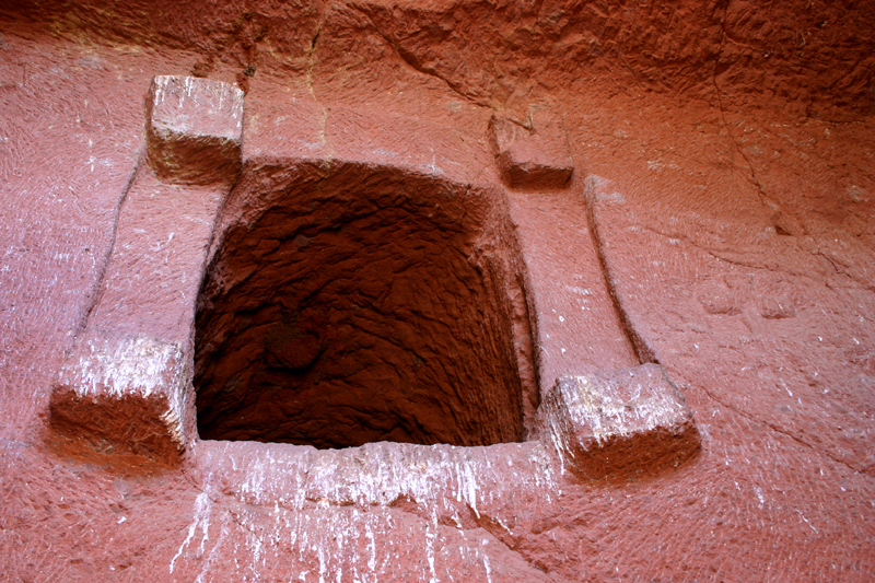 window in south wall